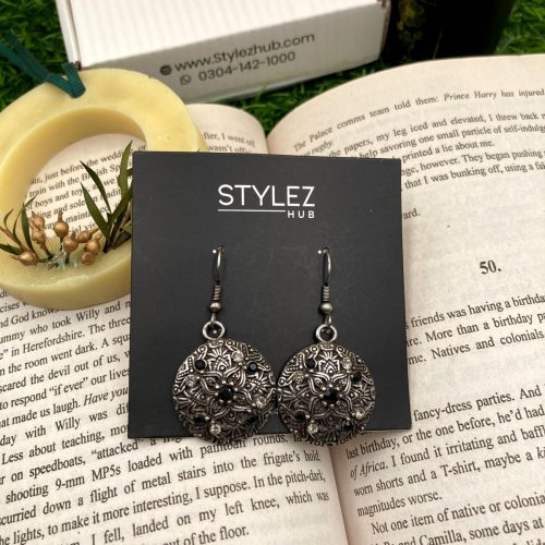 Vintage Moroccan Oxidised Earrings